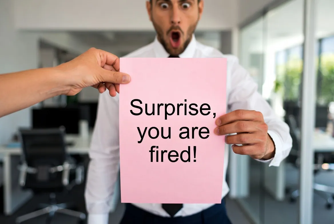 Surprise, You Are Fired!